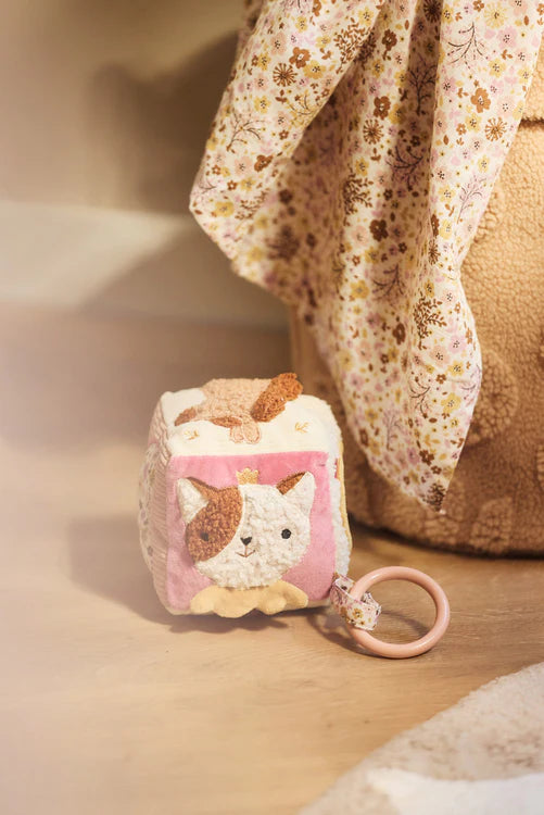 Cube d’activités Flower Fairies – Jeu sensoriel et éveil pour bébé