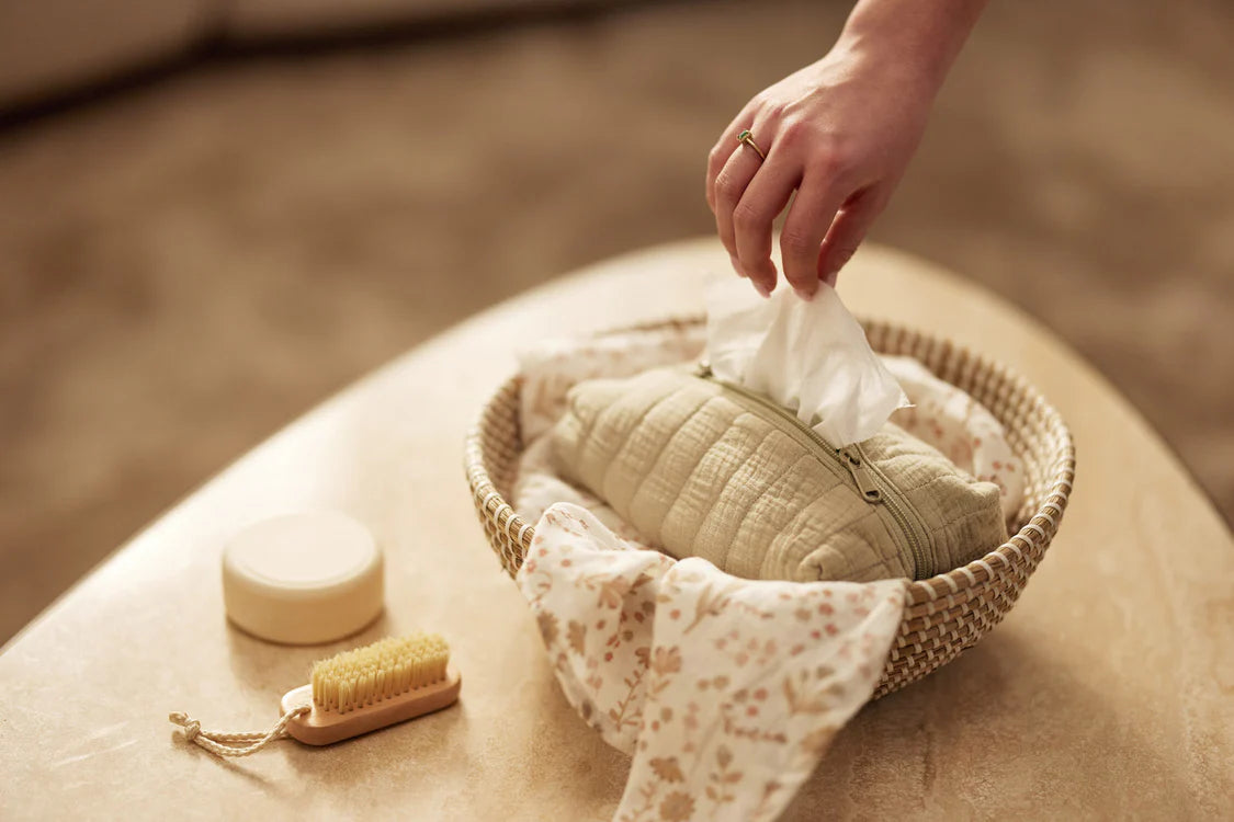 Housse pour lingettes - Olive JOLLEIN