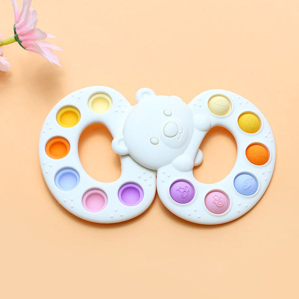 Jouet pop-it Silicone ours multicolore GMLB