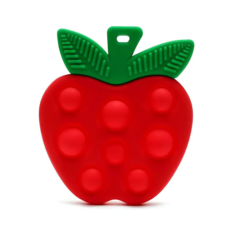 Jouet pop-it Silicone pomme rouge GMLB