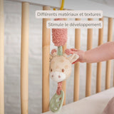 Jouet d'éveil sonore Girafe Gina 28 cm – Nattou – Hochet à suspendre multicolore 🦒 NATTOU