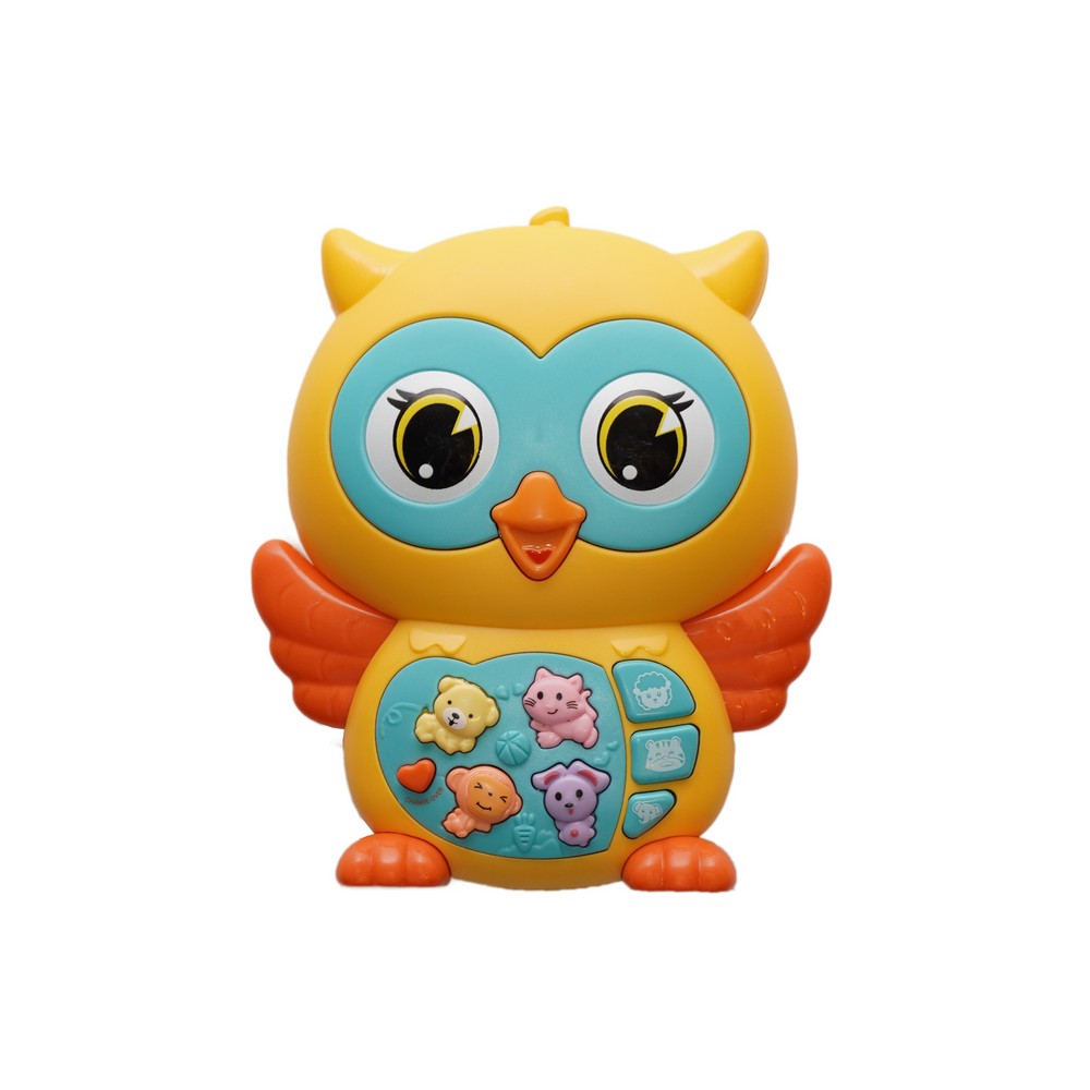Jouet musical bébé hibou – sons animaux et berceuses 12 mois