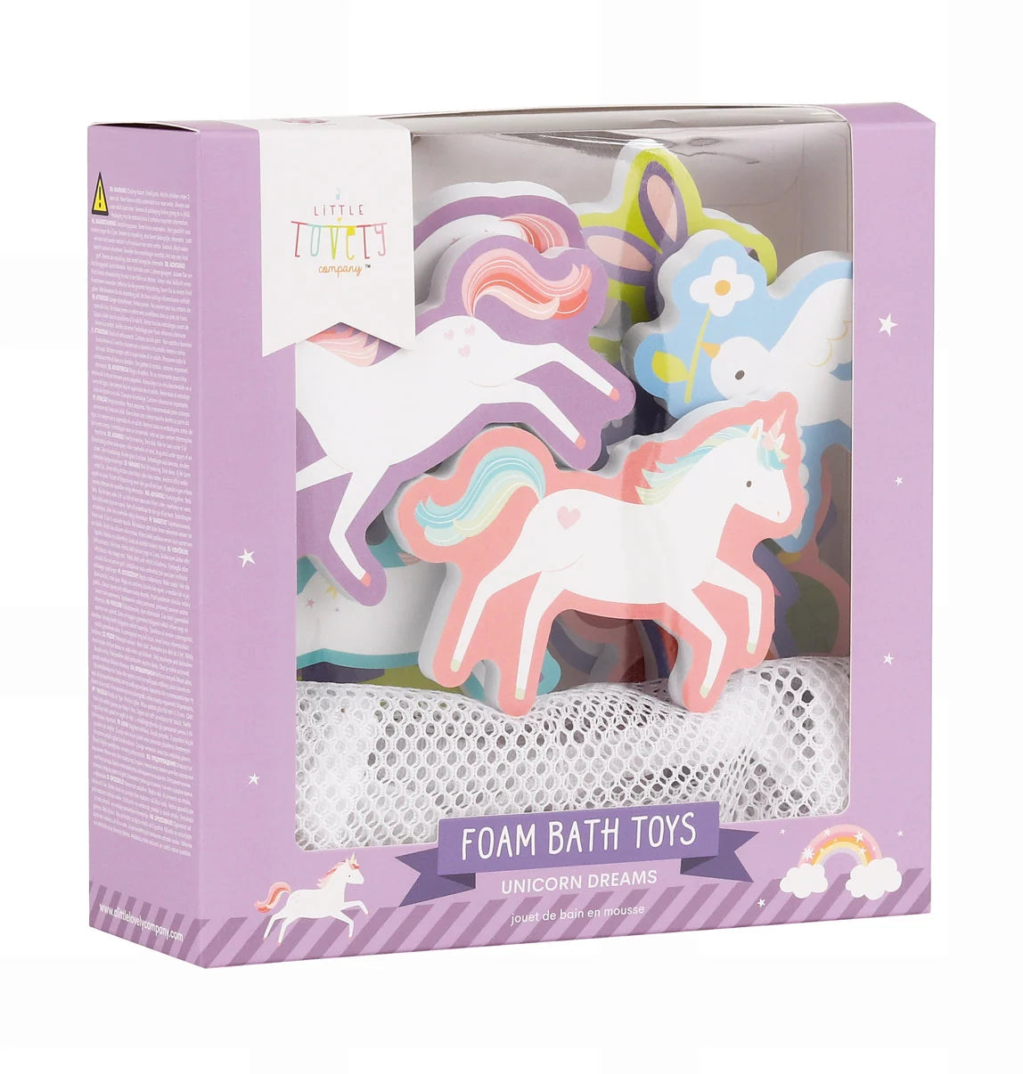Jouets de bain en mousse – Rêves de Licorne – 14 pièces mushie