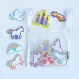 Jouets de bain en mousse – Rêves de Licorne – 14 pièces mushie
