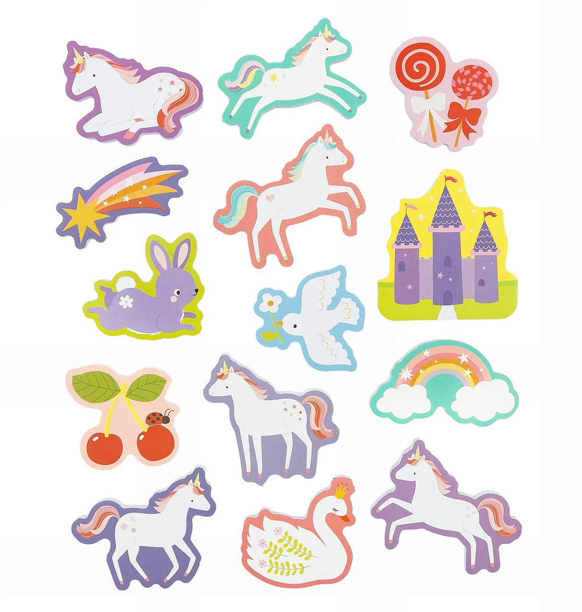 Jouets de bain en mousse – Rêves de Licorne – 14 pièces mushie