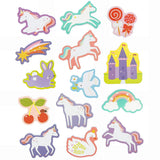 Jouets de bain en mousse – Rêves de Licorne – 14 pièces mushie