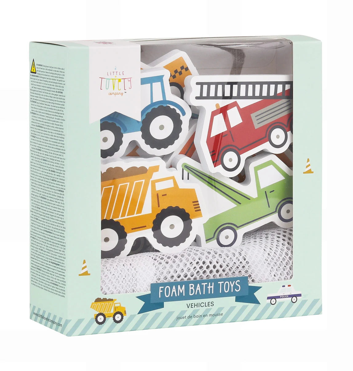 Jouets de bain en mousse – Véhicules – 14 pièces mushie