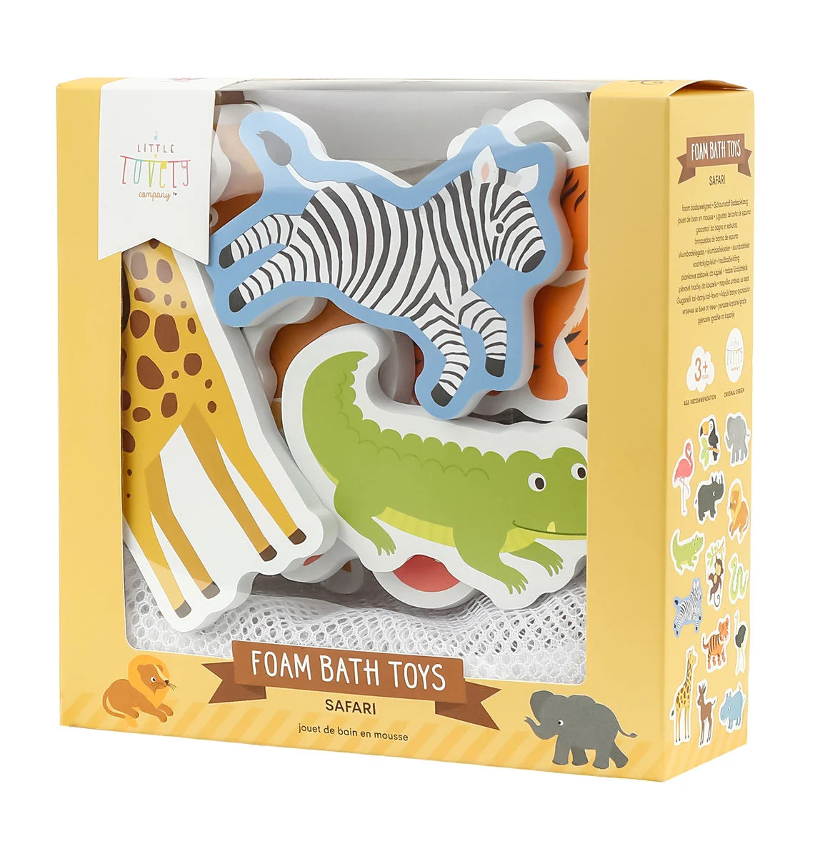 Jouets de bain en mousse – Safari – 14 pièces mushie