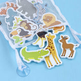 Jouets de bain en mousse – Safari – 14 pièces mushie
