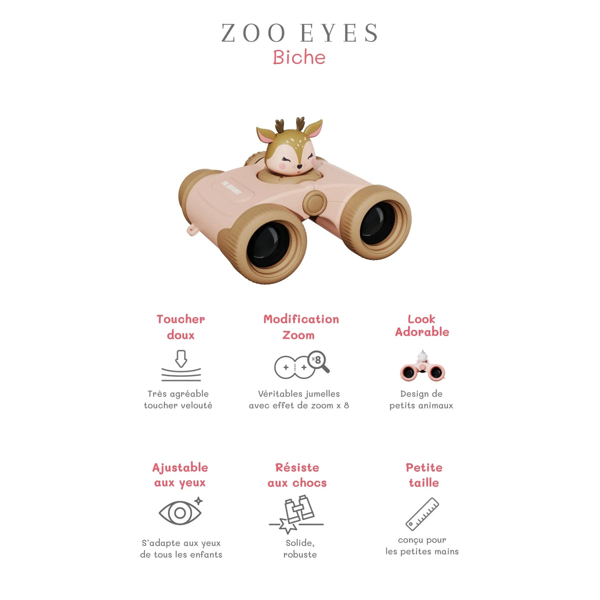 Jumelles enfant Zoo Eyes Cerf – The Zoofamily