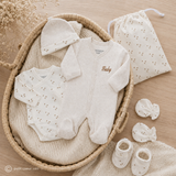 Kit naissance bébé complet – 6 essentiels pour la maternité 1 mois TROIS KILOS SEPT
