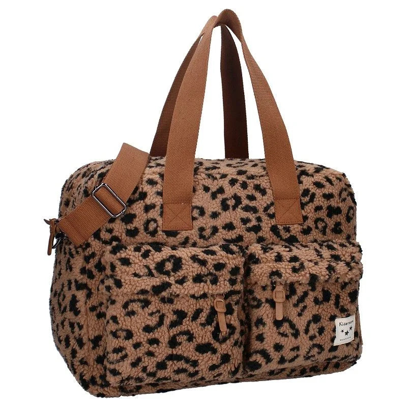 Sac à langer et matelas à langer sherpa léopard – BB&Co x Kidzroom