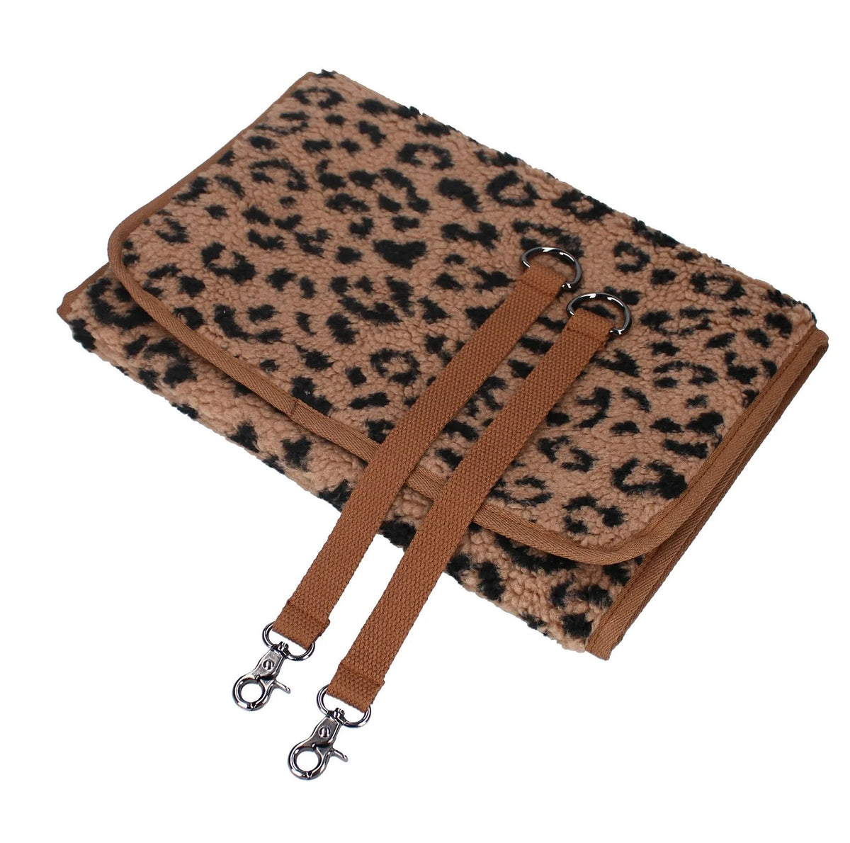 Sac à langer et matelas à langer sherpa léopard – BB&Co x Kidzroom