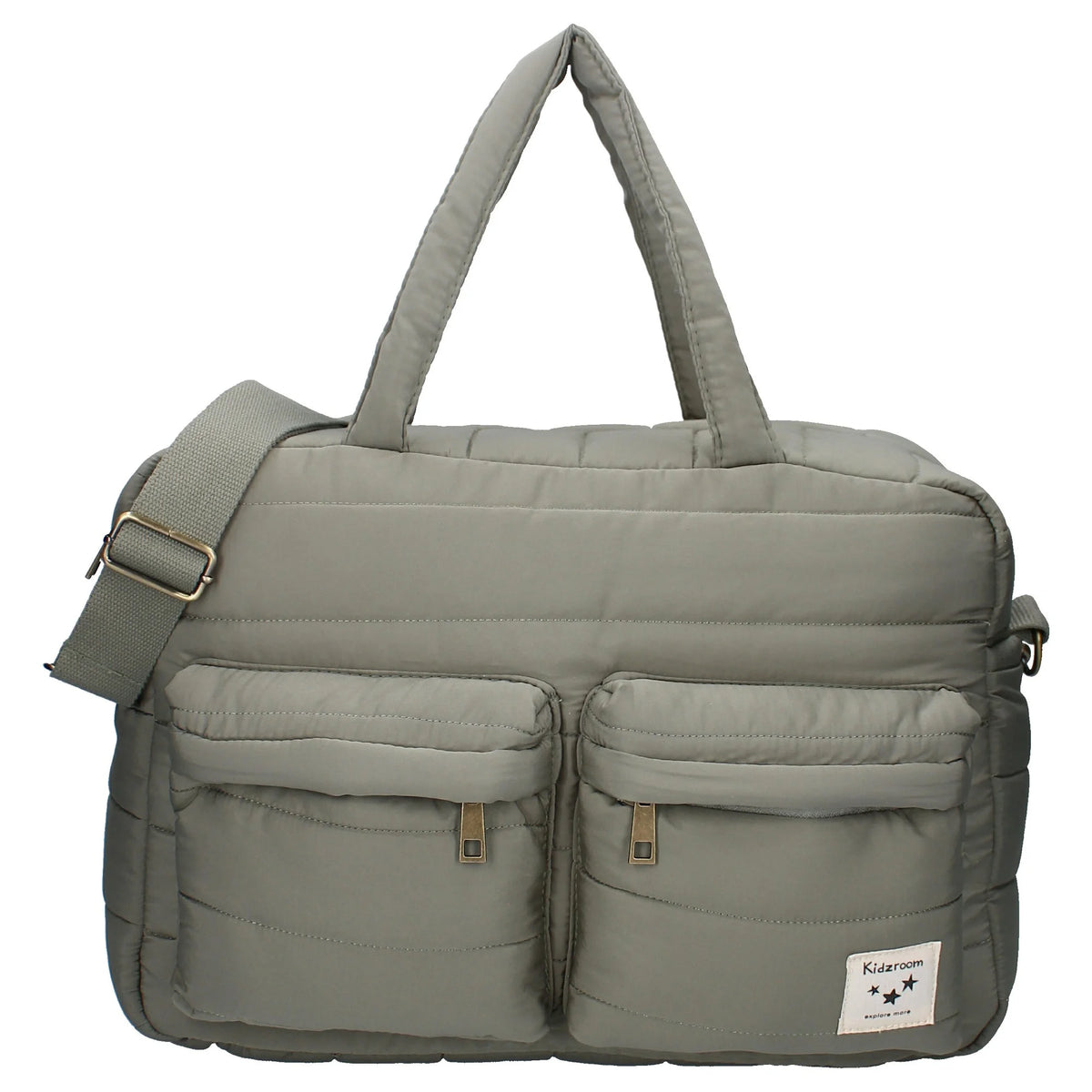 Sac à langer matelassé et matelas à langer imperméable vert – Kidzroom