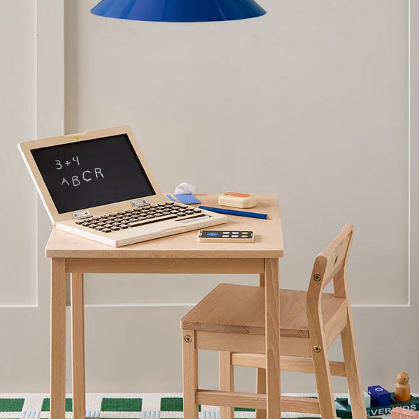 Kit travail au bureau ordinateur en bois – jeu d’imitation dès 3 ans