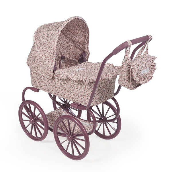 Poussette landeau poupée vintage grandes roues – Cherry Fleurs PASITO A PASITO