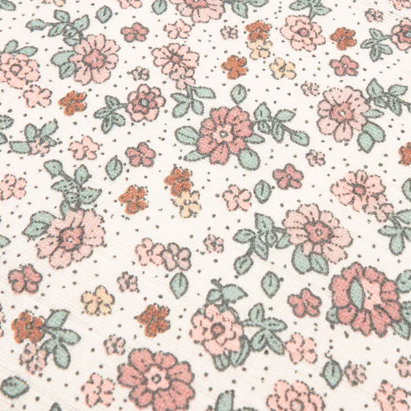 LANGE gaze de Coton RETRO FLOWER 70 X 70 CM JOLLEIN
