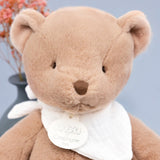 L'Ours Doudou - Ours en peluche marron clair - 25 cm HISTOIRE D'OURS