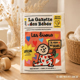 La Gazette des Bébés « Les Bisous » – Livre d’éveil en tissu – Bayard Jeunesse BAYARD JEUNESSE