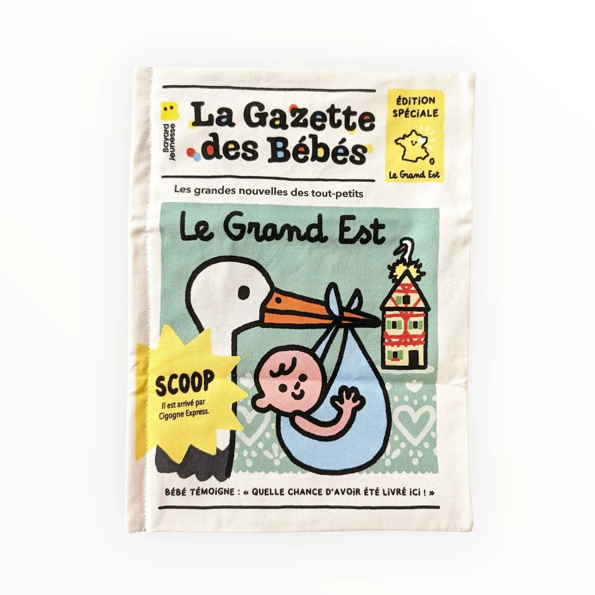 La Gazette des Bébés « Grand Est » – Livre d’éveil en tissu BAYARD JEUNESSE