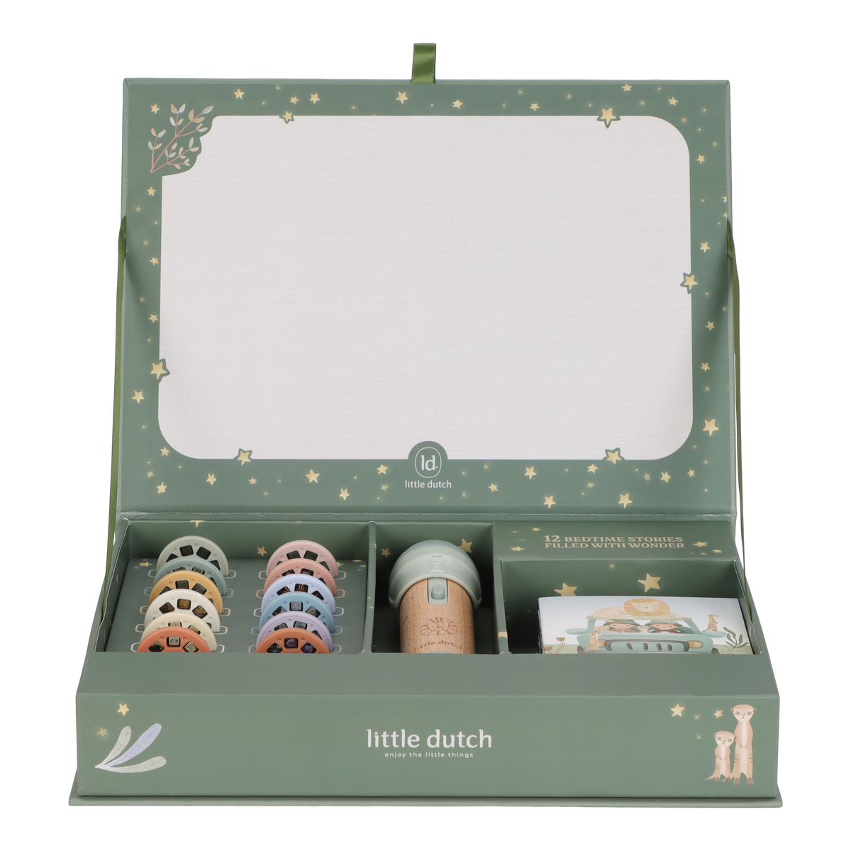 Lampe à histoires Safari Friends – projecteur d’histoires enfant