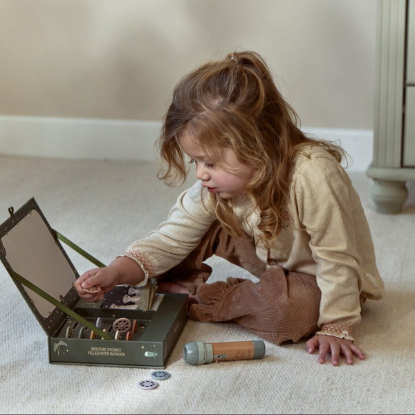 Lampe à histoires Safari Friends – projecteur d’histoires enfant