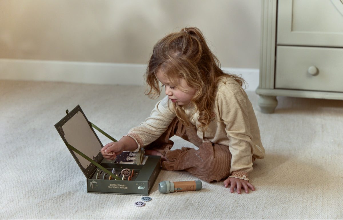 Lampe à histoires Safari Friends – projecteur d’histoires enfant