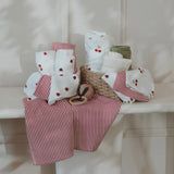 Lot 3 langes Bébé en Mousseline de Coton Girly Garden Multicolor – 70x70 🌸 MEYCO BABY