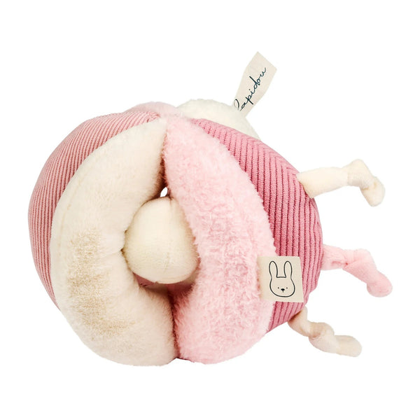 Balle d’activités Lapidou – 17 cm – rose – Nattou NATTOU