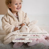 Doudou lapin en peluche 30 cm – Peluche douce bébé sable NATTOU