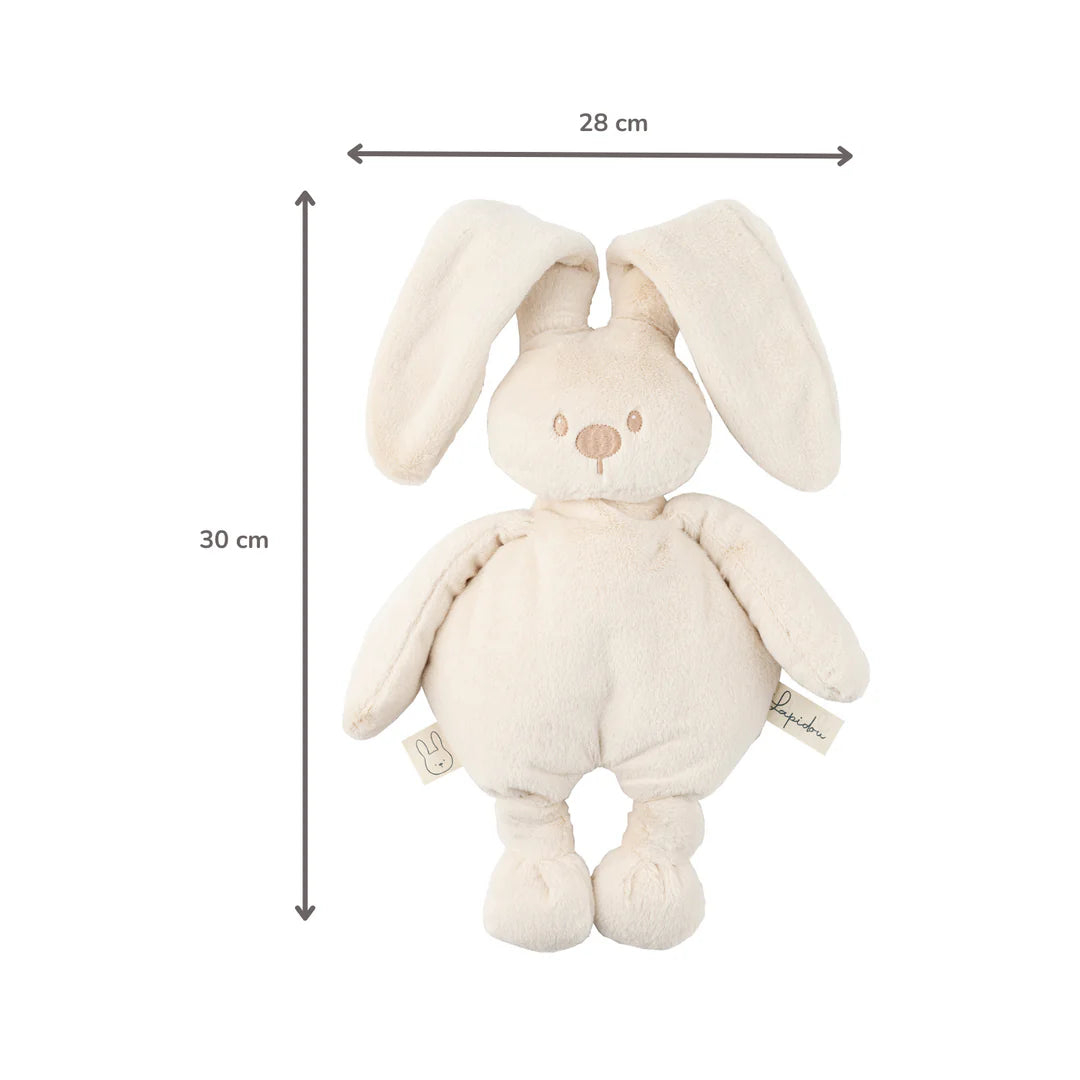 Doudou lapin en peluche 30 cm – Peluche douce bébé sable NATTOU