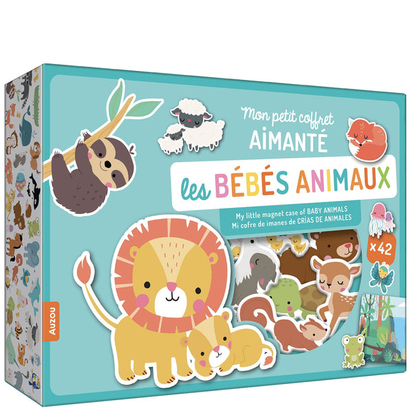 Les bébés animaux – Mon petit coffret aimanté – Dès 3 ans AUZOU