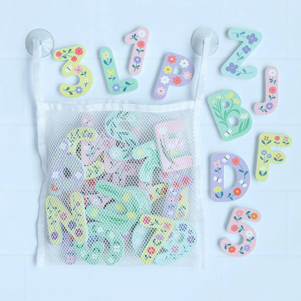 Lettres de bain en mousse – Flowers – 36 pièces MY LITTLE COMPANY