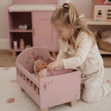Lit de poupée en bois rose – Essentials LITTLE DUTCH