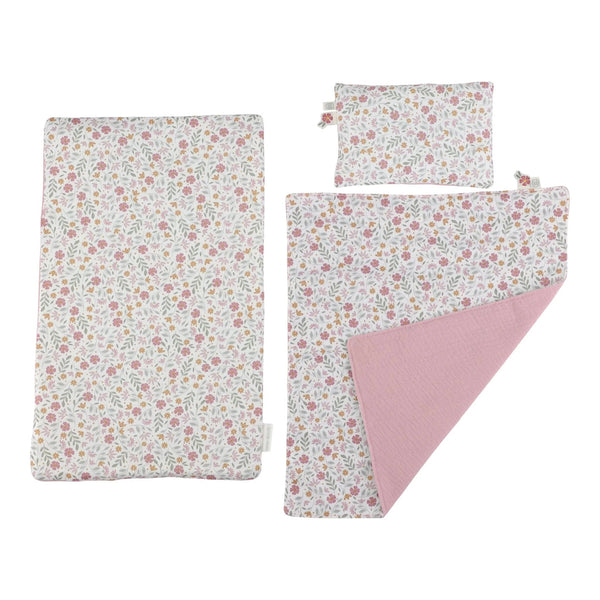Lit de poupée en bois rose – Essentials LITTLE DUTCH