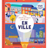 Cherche & Trouve : Jour & Nuit – En ville invite les enfants à explorer les rues de la ville de jour puis de nuit grâce à la lampe magique Spot. Une activité amusante qui développe l'observation, la concentration et l'imagination.Livre Cherche & Trouve Jour & Nuit En ville avec lampe magique Spot pour développer l'observation, la curiosité et la concentration des enfants.