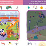 Cherche & Trouve : Jour & Nuit – En ville invite les enfants à explorer les rues de la ville de jour puis de nuit grâce à la lampe magique Spot. Une activité amusante qui développe l'observation, la concentration et l'imagination.Livre Cherche & Trouve Jour & Nuit En ville avec lampe magique Spot pour développer l'observation, la curiosité et la concentration des enfants.