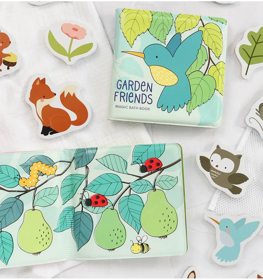 Livre de bain magique Garden Friends – couleurs qui apparaissent dans l’eau MY LITTLE COMPANY