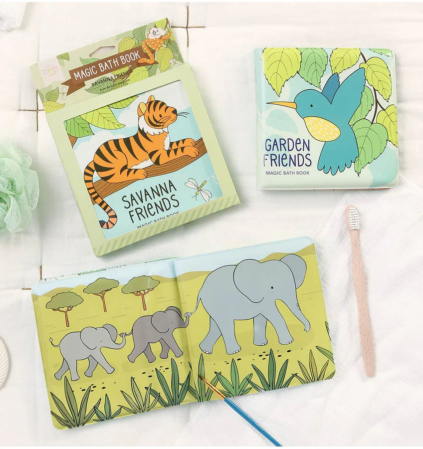 Livre de bain magique Savanne Friends – couleurs qui apparaissent dans l’eau MY LITTLE COMPANY