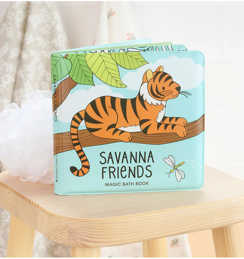 Livre de bain magique Savanne Friends – couleurs qui apparaissent dans l’eau MY LITTLE COMPANY