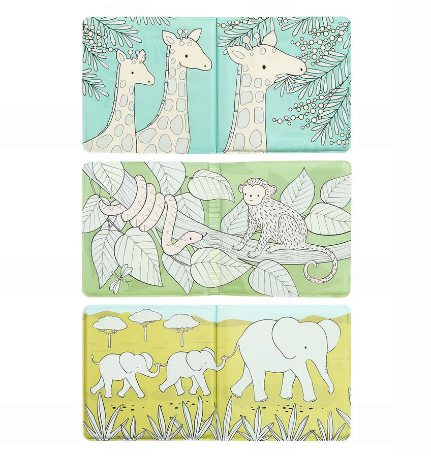 Livre de bain magique Savanne Friends – couleurs qui apparaissent dans l’eau MY LITTLE COMPANY