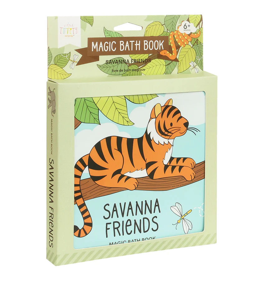 Livre de bain magique Savanne Friends – couleurs qui apparaissent dans l’eau MY LITTLE COMPANY