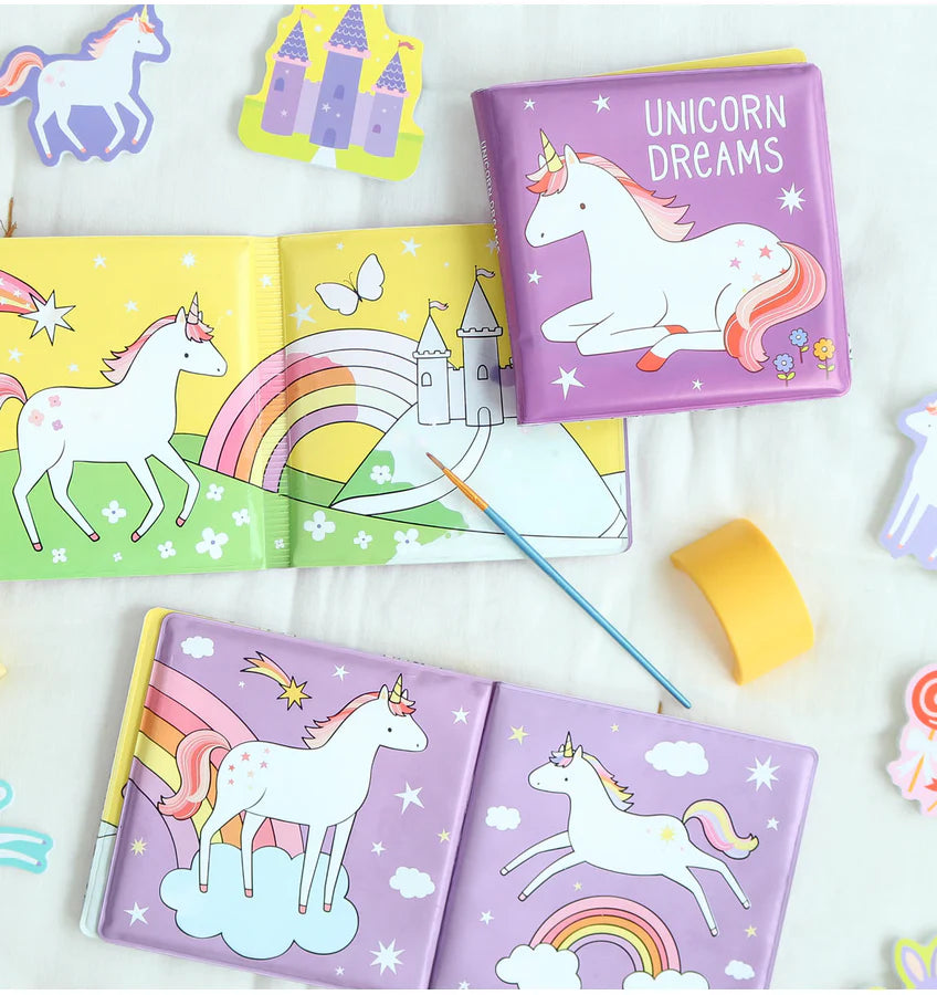 Livre de bain magique Rêve de Licorne – couleurs qui apparaissent dans l’eau MY LITTLE COMPANY
