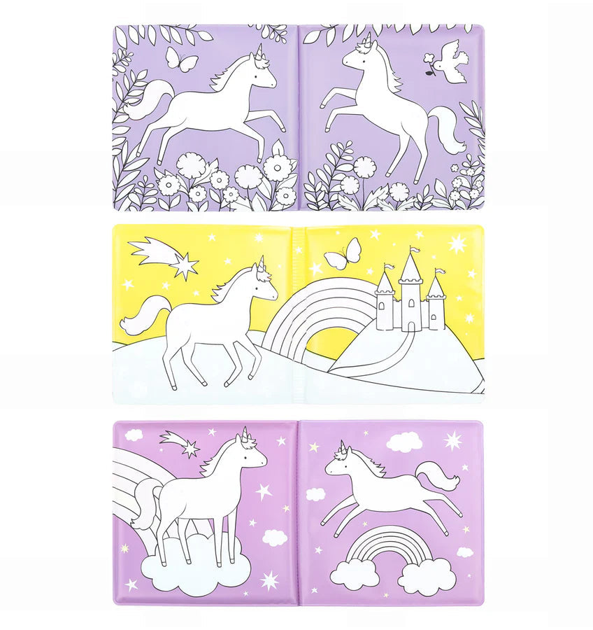 Livre de bain magique Rêve de Licorne – couleurs qui apparaissent dans l’eau MY LITTLE COMPANY