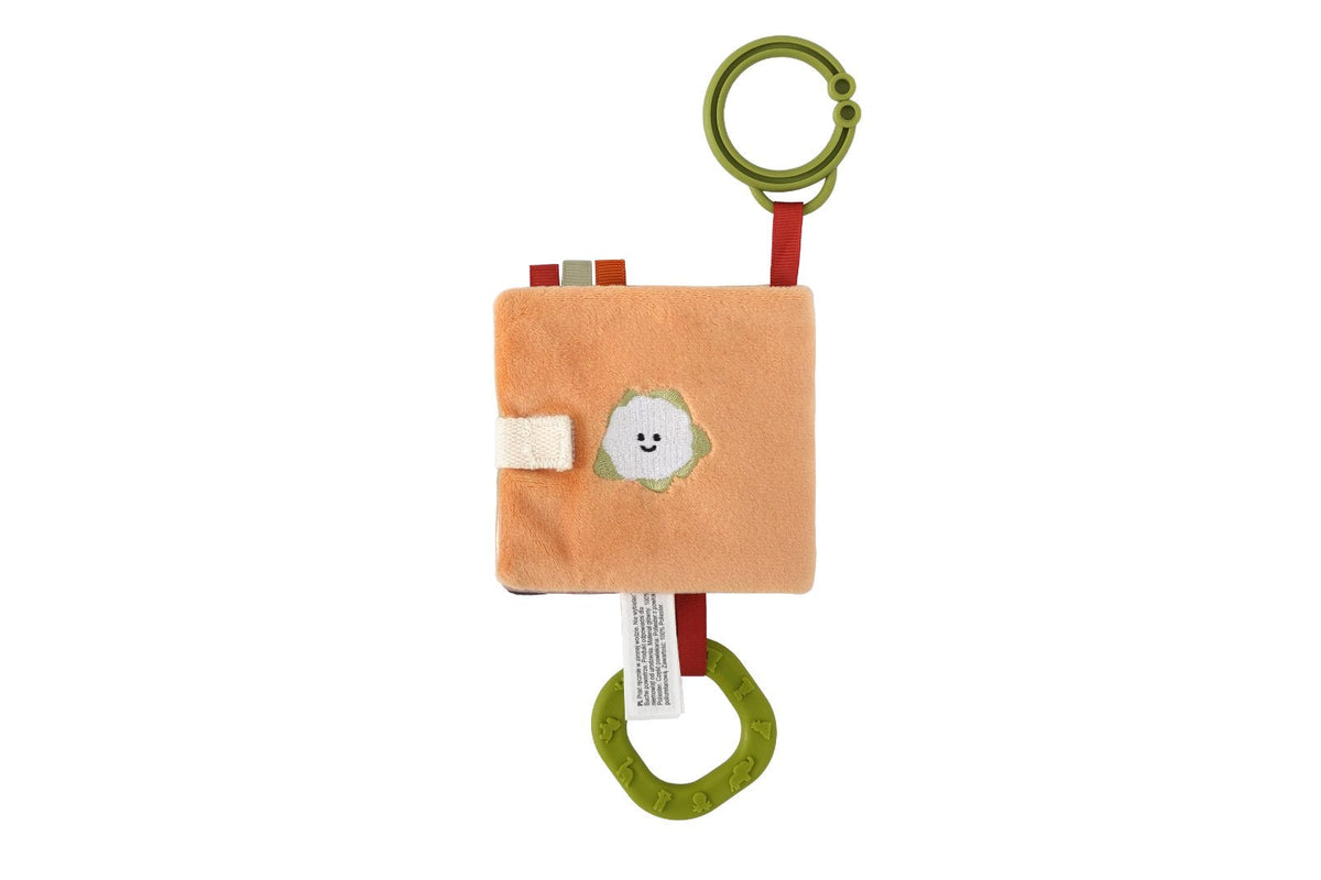 Livre d'éveil en tissu Potager – Un mini livre sensoriel à emporter partout 🌱🥕 LITTLE BIG FRIENDS
