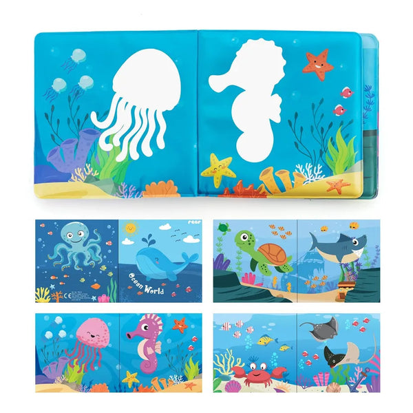 Livre de bain magique MyHappyBath – livre bébé qui change de couleur REER