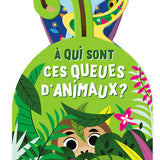 Mon coucou sonore – À qui sont ces queues d'animaux ? est un livre sonore interactif qui invite les enfants à jouer à cache-cache avec les animaux. En tirant sur les queues et les oreilles, ils découvrent les animaux cachés tout en écoutant leurs cris. Une lecture ludique idéale pour éveiller les sens.Livre sonore bébé avec animations à tirer et cris d'animaux pour développer la motricité fine, l'éveil auditif et la curiosité des tout-petits.