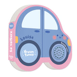 Louise la Voiture est un livre sonore en forme de voiture qui invite les tout-petits à suivre les aventures d'une petite héroïne attachante tout en découvrant le véritable bruit d'une voiture. Une lecture interactive idéale pour éveiller les sens et partager un moment de complicité.Livre sonore bébé en forme de voiture avec véritable bruit de voiture pour éveiller la curiosité, l'écoute et la motricité des tout-petits.