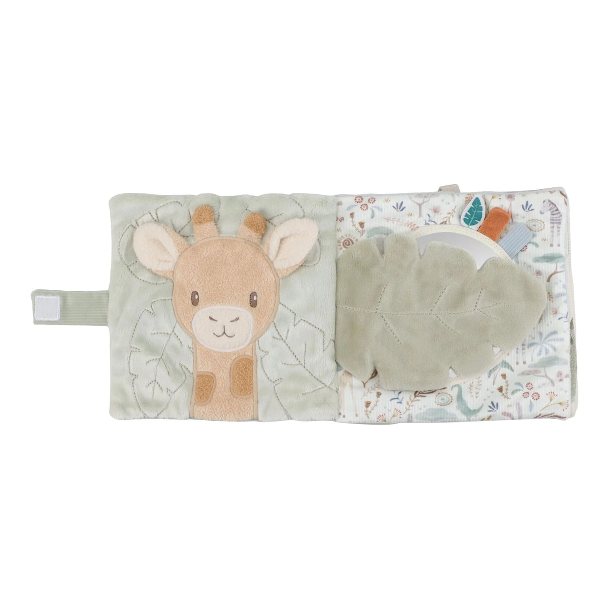 Livre tissu d’activités Safari Friends – livre sensoriel bébé LITTLE DUTCH