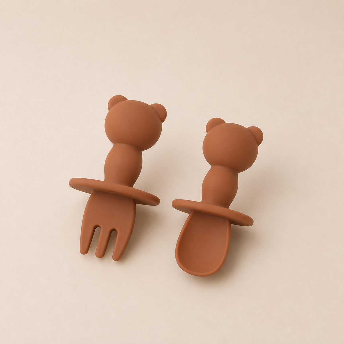Lot de couverts bébé en silicone – Panda GMLB